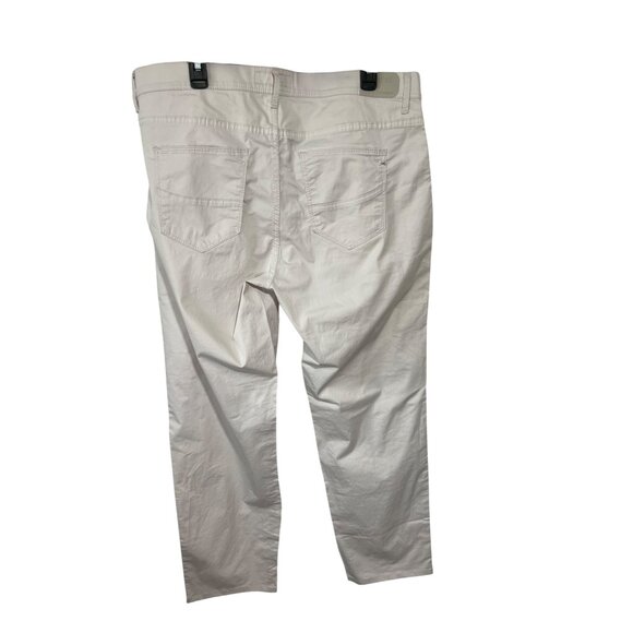 Mens Brax Ultralight Straight Leg Pants Beige Cotton Blend 38/34 - Picture 3 of 12